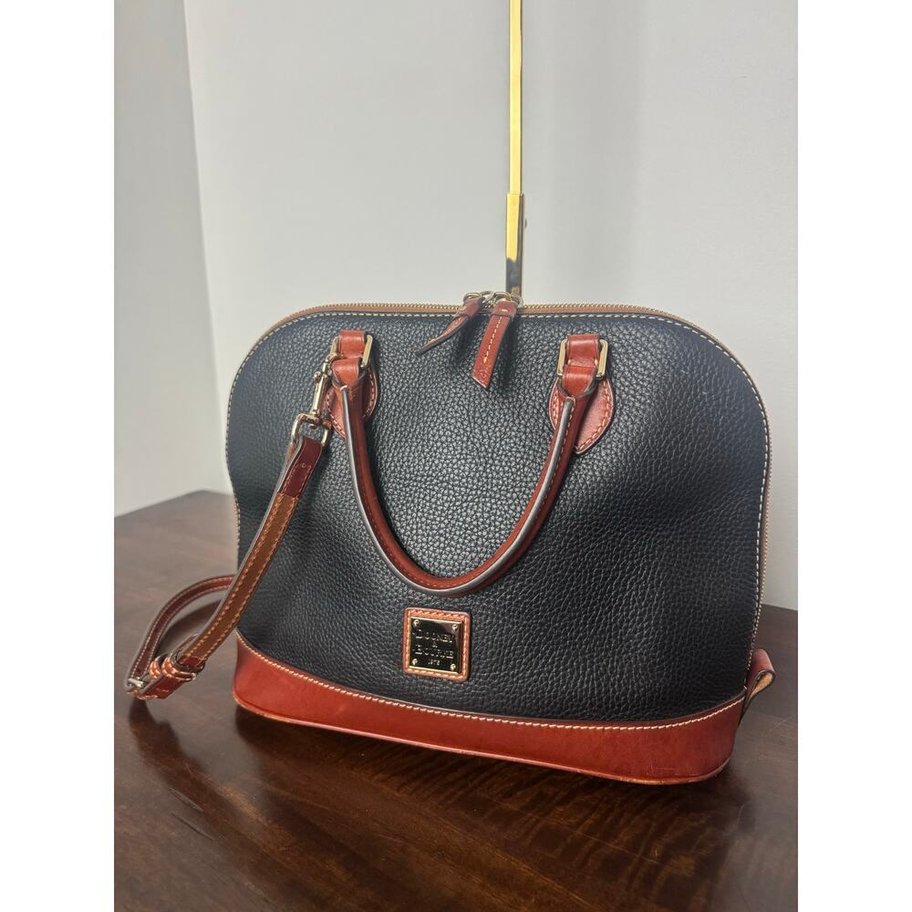 Dooney & Bourke Pebble Grain Zip Zip Satchel EUC - Picture 2 of 16